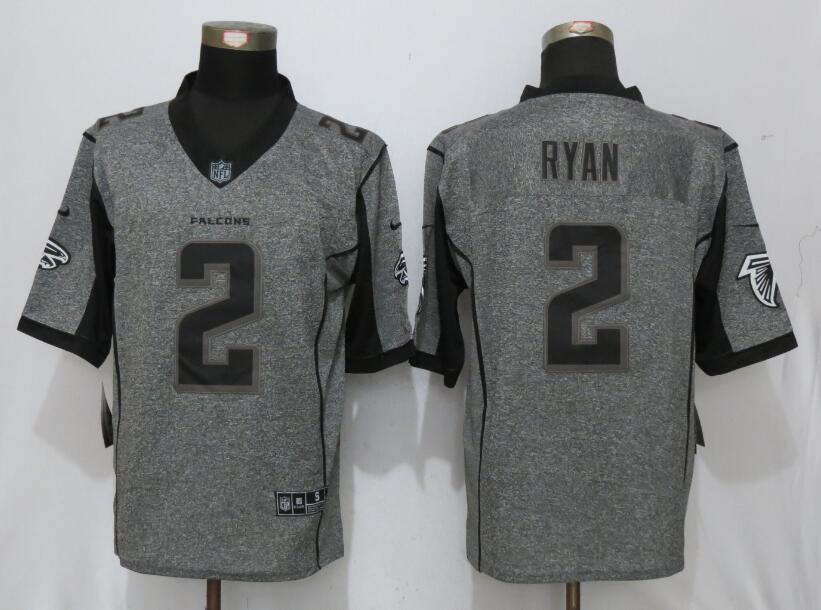 New Nike Atlanta Falcons #2 Ryan Gray Men Stitched Gridiron Gray Limited Jersey